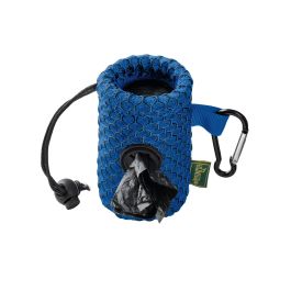 Hunter Dispensador de Bolsas de Excrementos Hilo Azul para Perros | Malla 3D Ligera con Mosquetón para Correa, Bolso o Ropa
