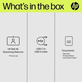HP 960 4K Streaming Webcam