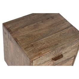 Mesita de Noche Home ESPRIT Natural 40 x 34 x 50 cm Mesita de Noche Home ESPRIT Natural 40 x 34 x 50 cm