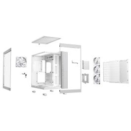 be quiet! Light Base 600 LX White Midi Tower PC Gaming con Ventana Lateral e Iluminación RGB