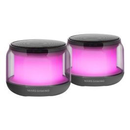 Mars Gaming MSAURA Altavoces Bluetooth 5.3 RGB 360º 15W 2.0 Sonido Envolvente con Jack/AUX-IN, para PC/Mac/Smartphone, Negros Precio: 19.49999942. SKU: B1BRLV384E