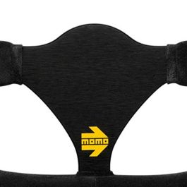 Momo 11150272921R Volante 290 mm Piel de Vuelta Negro Estilo Fórmula