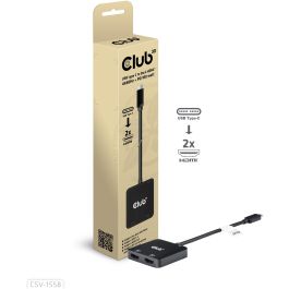 Club3D MST-Hub USB 3.2 Typ C - Adaptador 2x HDMI 4K60Hz con Power Delivery 100W Precio: 62.50000053. SKU: B1KP2JGKL7