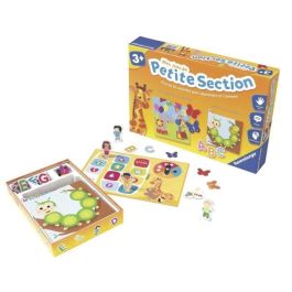 Ravensburger My Small Section Games: Juego Educativo 10 Actividades para Aprender Letras, Números, Animales, Colores – Niños 3+ años