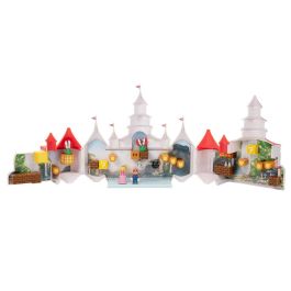 JAKKS PACIFIC Playset Castillo del Reino Champiñón + 2 figuras de la película Super Mario Bros