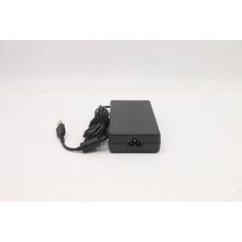 Lenovo AC adapter for Lenovo ThinkPad laptops, 150W power output, 20V voltage, 100-240Vac input, rectangular form factor.