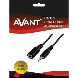 AVANT CONNECT Cable de Audio Jack 3.5mm Macho a Hembra 1.8 Metros para Auriculares, Altavoces y Equipos de Sonido