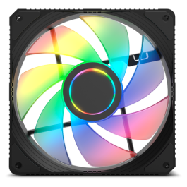 NOX NXHUMMERMFAN Ventilador 120mm ARGB Espejo Infinito 1200 RPM Hidráulico 35.5 CFM Silencioso 23 dB
