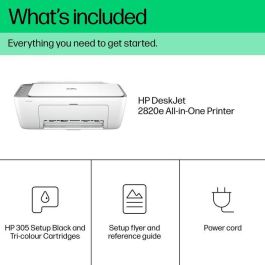 HP 2820e Impresora Multifunción DeskJet Compacta Inalámbrica para Casa - Imprime, Escanea, Copia, Compatible con HP+ HP 2820e Impresora Multifunción DeskJet Compacta Inalámbrica para Casa - Imprime, Escanea, Copia, Compatible con HP+