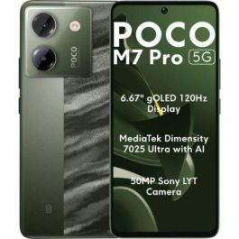 Smartphone Poco M7 PRO 8+256GB DS 5G Mediatek Dimensity 6100+ 8 GB RAM 256 GB Verde Precio: 223.78999973. SKU: B1C8CW8LN6
