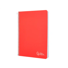 Liderpapel Cuaderno Espiral A5 Witty Tapa Dura 80 Hojas 90gr Cuadro 6mm Con Margen Colores Surtidos