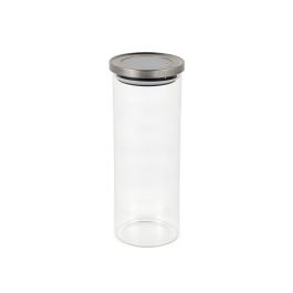 La Mediterranea Tarro Borosilicato Acero Inoxidable 1650 ml 10.8x10.8x26 cm