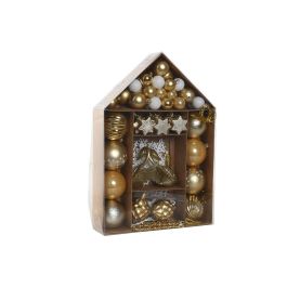 Bola Decoracion Navidad Moderna DKD Home Decor Dorado 7 x 40 x 28 cm Set de 70 Precio: 21.49999995. SKU: B17D9S72F8