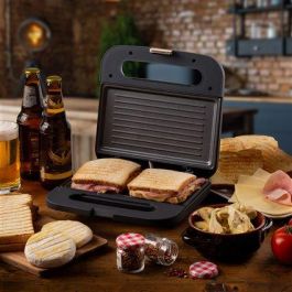 Ariete Sandwichera Breakfast Grafito con Placas Antiadherentes para Sándwiches, Hotdogs y Hamburguesas Ariete Sandwichera Breakfast Grafito con Placas Antiadherentes para Sándwiches, Hotdogs y Hamburguesas