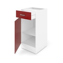 Mueble de cocina bajo ULTRA L 40 - rojo mate Mueble de cocina bajo ULTRA L 40 - rojo mate