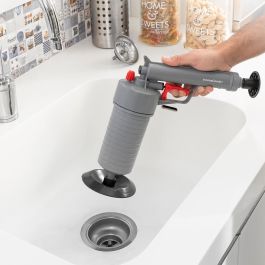 Pistola Desatascadora de Aire Comprimido Universal con Adaptadores KlinGun InnovaGoods Pistola Desatascadora de Aire Comprimido Universal con Adaptadores KlinGun InnovaGoods