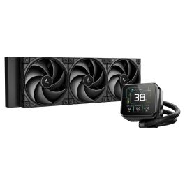 Deepcool Spartacus 360 LCD Kit de Refrigeración Líquida AIO para CPU, Radiador de 360mm (3x Ventiladores de 120mm), Pantalla TFT 3.4", Negro Precio: 168.8313. SKU: B185MR8Y65