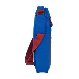 Cartera Escolar F.C. Barcelona Granate Azul marino (38 x 28 x 6 cm)