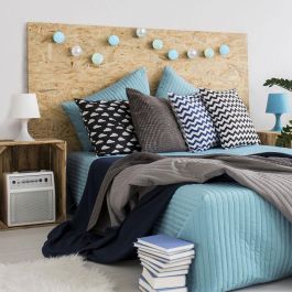 Home Deco Light Guirnalda de 10 LEDs Luz Azul/Plata 192cm