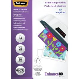 Fellowes Fundas Plastificar Brillo DIN A4 80 mc Pack 25 Unidades Precio: 5.50000055. SKU: B1JZ6AELLS