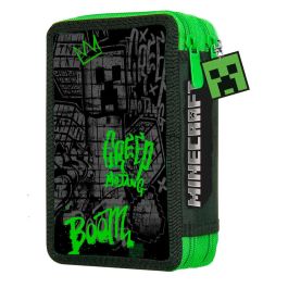 KIDS LICENSING Plumier doble Minecraft 14x20x5cm