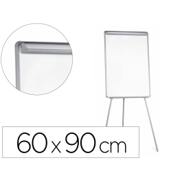 Q-connect Pizarra Blanca Trípode 90x60x195cm con Superficie Laminada para Escritura Directa y Uso con Blocs Precio: 106.50000009. SKU: B12ZA2QYV8