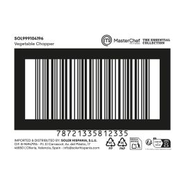 Inde Picadora Cebollas Y Verduras 9,5x22,7x9,2 cm 6,04 kg (24 Unidades)