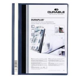 Durable Carpeta de Presentación Dossier Fáster Duraplus A4 Azul Oscuro - Paquete de 25 Unidades Precio: 32.49999984. SKU: B1ESC2DZWC