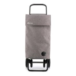 Rolser Carro de la compra sbelta tweed 4.2 Gris 44L Aluminio Plegable Soporte Delantero Carga 50kg