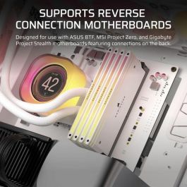 Corsair 5000T RGB Caja PC Gaming Semitorre ATX Cristal Templado con Ventana Blanca