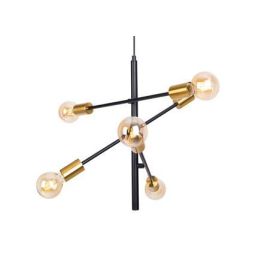 DKD Home Decor Lámpara Techo Moderno Negro Dorado 52 x 50 x 60 cm Precio: 86.49999963. SKU: B13QMXL8SL