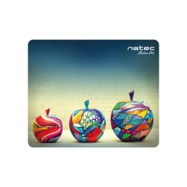 NATEC Alfombrilla Mouse Pad Modern Art Apples Multicolor Tela Caucho Base Antideslizante 180x220mm Precio: 4.94999989. SKU: S5604425