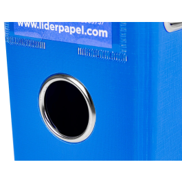Liderpapel Documenta Archivador de Palanca A4 Forrado PVC con Rado Lomo 75mm Azul, Cartón, 2/75 mm, Dimensiones 80x320x290 mm