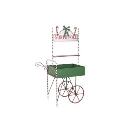 DKD Home Decor Carro Decorativo de Navidad Tradicional Metálico Desmontable Verde Rojo para Hogar Alto 166.5 cm Ancho 93.5 cm Largo 53.5 cm Precio: 145.50000014. SKU: B1G54BM45Y