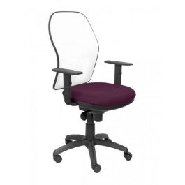 Silla Piqueras Y Crespo Jorquera Brazos Regulables Mecanismo Sincro Con Regulador De Tension Respaldo De Malla Blanca Y Asiento Tapizado Bali Morado Precio: 319.50000027. SKU: S5702784