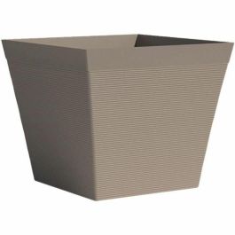 Maceta cuadrada - GARDEN ID - Green Care Impact Taupe - 39 x 33 cm - 10 años de garantía - 100% reciclado - Resistente a los rayos UV/gel Precio: 53.49999996. SKU: B1DGXE76KJ