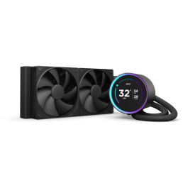 NZXT Kraken Elite 240 Procesador Sistema de refrigeración líquida todo en uno 12 cm Negro 1 pieza(s) Precio: 261.79000012. SKU: B1APZDLGTT