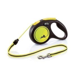 Correa para Perro Trixie flexi New NEON Amarillo Reflectante 5 m