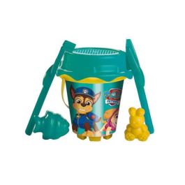 Cubo playa castillo paw patrol con cedazo, pala, rastrillo y moldes 18 cm - modelos surtidos Cubo playa castillo paw patrol con cedazo, pala, rastrillo y moldes 18 cm - modelos surtidos