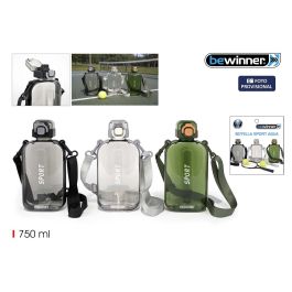 Inde Botella de Agua Deportiva c/Colgador 750 ml, Botella Reutilizable con Arnés, 21.8 cm (12 Unidades) Precio: 88.33. SKU: B1724W3RGH