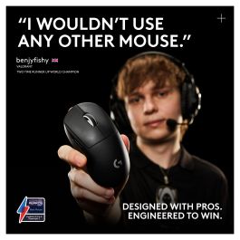 Logitech G PRO X Superlight 2 Ratón Gaming Inalámbrico Lightspeed MAGENTA, Óptico, 32000 DPI, 0.5 ms, Rosa