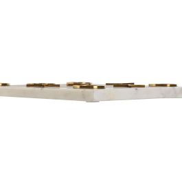 Juego Moderno DKD Home Decor Blanco Dorado 30 x 1.5 x 30 cm