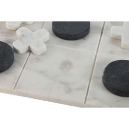 Juego Moderno DKD Home Decor Blanco Negro 30 x 1.5 x 30 cm