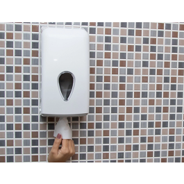 Dahi Dispensador Papel Higiénico Doméstico Mixto ABS Blanco 277x135x135 mm