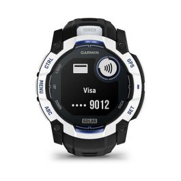 Garmin Instinct 3 Solar GPS Reloj Inteligente para Deporte 50mm Blanco Unisex con Carga Solar y GPS