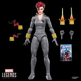 Hasbro Marvel Legends Series Figura Black Widow 15cm Escala 1:12 Figura de Acción Coleccionable Inspirada en Cómic Uncanny X-Men #268 (1990) con Accesorios
