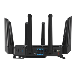 ASUS ROG Rapture GT-BE98 Router Wi-Fi 7 Quad-band (2.4/5/6 GHz) 10 Gigabit Ethernet Negro - 90IG08F0-MO9A0V ASUS ROG Rapture GT-BE98 Router Wi-Fi 7 Quad-band (2.4/5/6 GHz) 10 Gigabit Ethernet Negro - 90IG08F0-MO9A0V