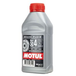 Motul MTL109434 Líquido de Frenos Coche DOT 4 LV 100% Sintético Larga Duración ESP ABS ASR Compatible 500 mL