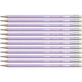 Stabilo Lápiz Grafito Swano Goma Pastel Lila -12 Unidades Precio: 4.49999968. SKU: B1CSKNV6LW