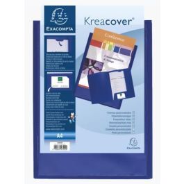 Exacompta Carpeta de Proyectos Krea Cover Personalizable A4 Polipropileno Azul Precio: 2.95000057. SKU: B192VNBE44